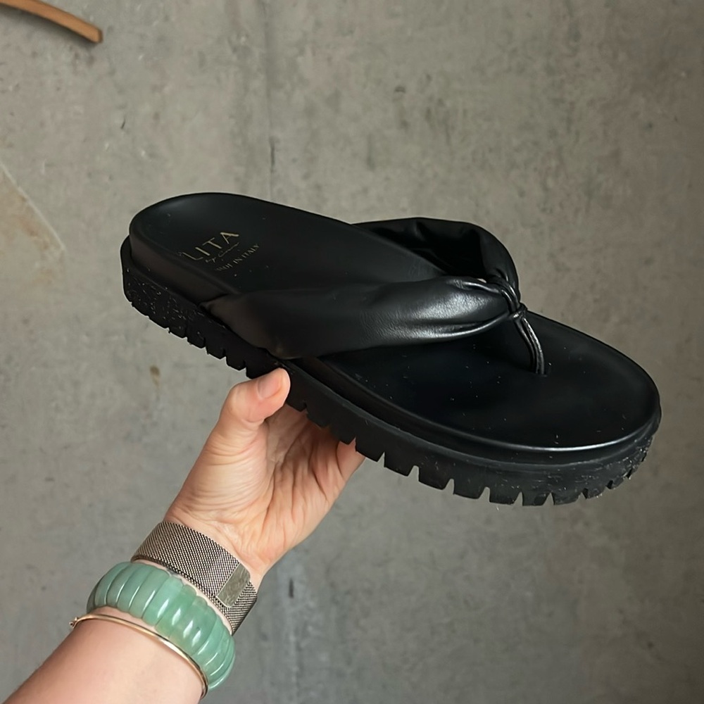 Lita by Ciara Leather Thong Sandals